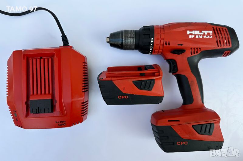 Hilti SF 8M-A22 - Мощен четерискоростен винтоверт 2x22V 5.2Ah, снимка 1