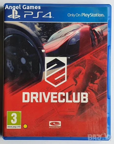 Перфектен диск игра DriveClub PS4 Playstation 4 Плейстейшън 5 PS5 коли, снимка 1