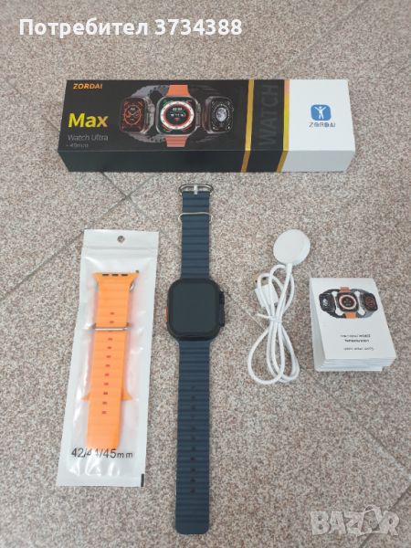 Смарт часовник Zordai Z8 Ultra Max, снимка 1