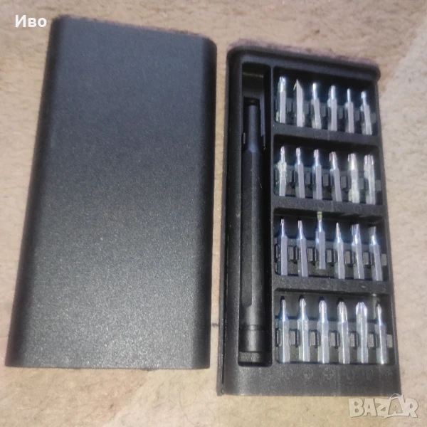 Комплект отвертка с накрайници 24 части, снимка 1
