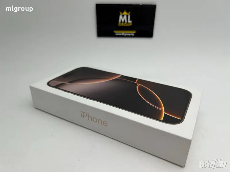 #MLgroup предлага:   #iPhone 16 Pro Max 1TB, нов ( Black, White, Desert, Natural Titanium ), снимка 1