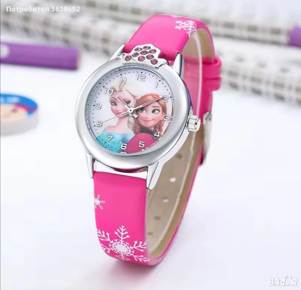 Детски часовник с Елза, снимка 1