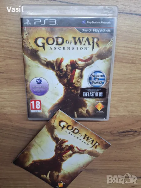 God of War Ascension игра за Sony Playstation 3, снимка 1