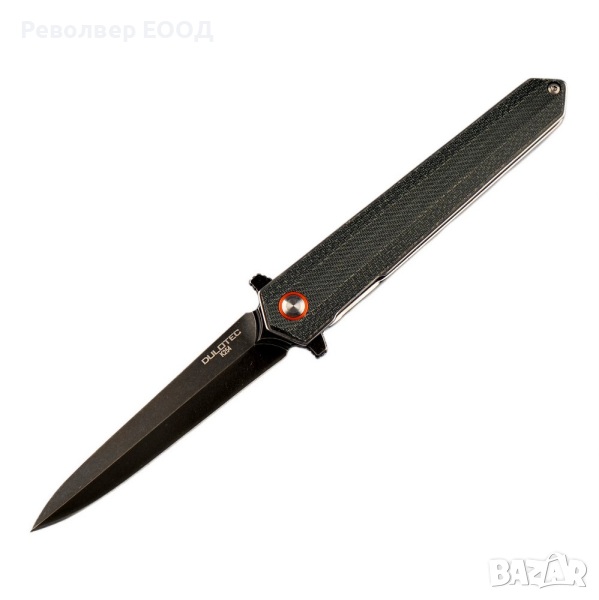 Сгъваем нож Dulotec K254-BK - дръжка от Micarta и 8Cr неръждаема стомана, снимка 1