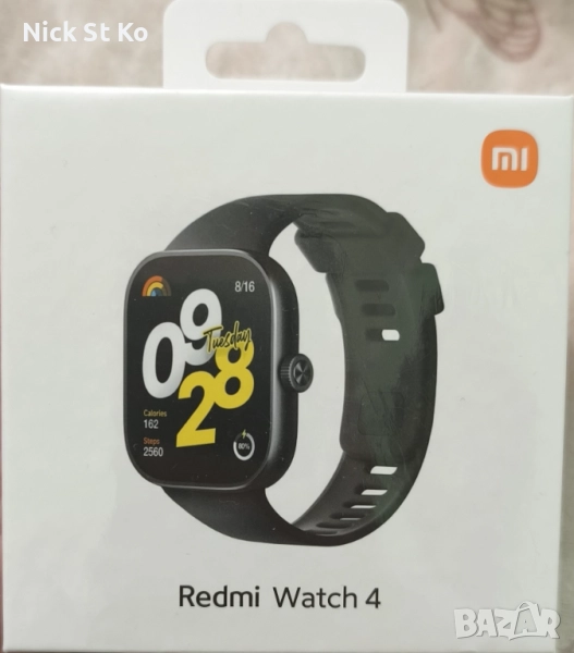 Смарт часовник Xiaomi Redmi Watch 4 - чисто нов, неизползван, снимка 1