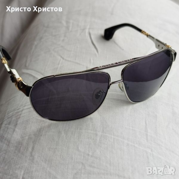 Мъжки луксозни слънчеви очила Chrome Hearts Buek DE, снимка 1