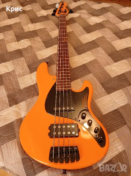 Продавам нов бас SANDBERG CALIFORNIA TM 5 GRAND DARK 35 SCALE ORANGE LIMITED EDITION., снимка 1