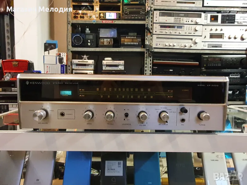 Ресийвър Kenwood KR-2200 В отлично техническо и визуално състояние. Радиото е с понижена чувствителн, снимка 1