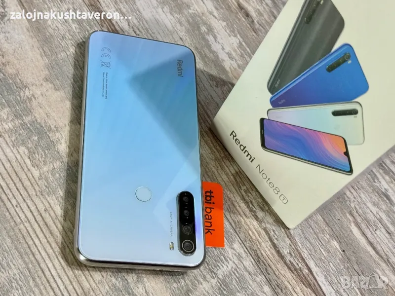 Xiaomi Redmi Note 8T 128 GB 4+2 GB Ram Dual Sim Blue Отличен, снимка 1