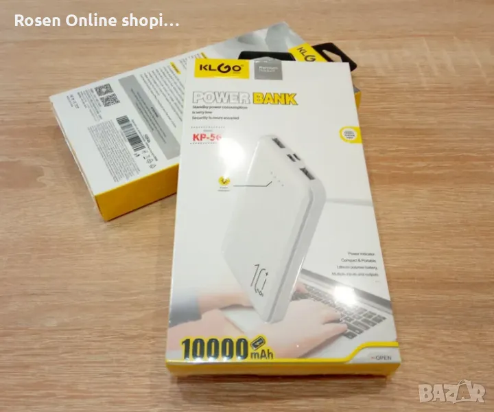 Външна батерия powerbank KLGO 10000mAh KP-56, снимка 1