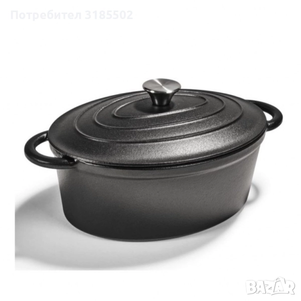 Чугунен бретер KITCHEN CLUB с емайлирано покритие – 4 литра, снимка 1