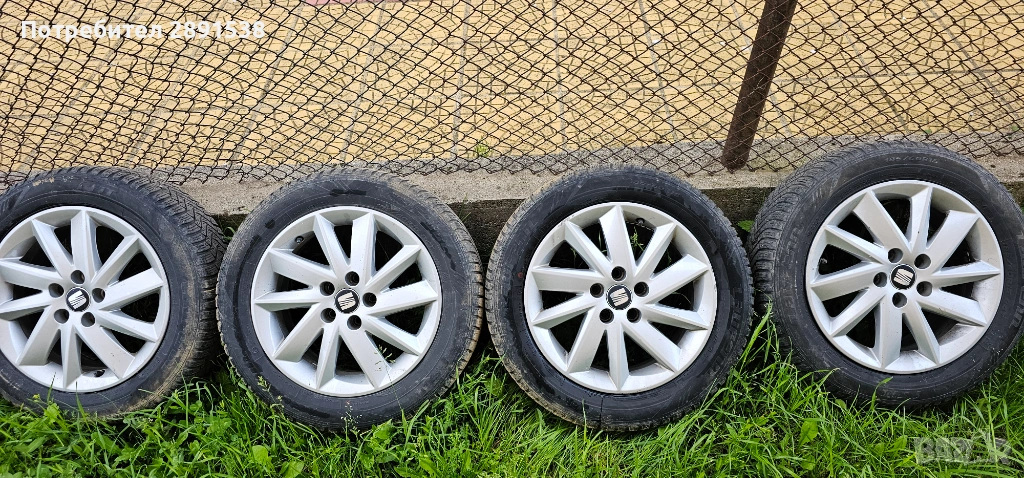 Лети джанти 5х100 15 със летни гуми , снимка 1