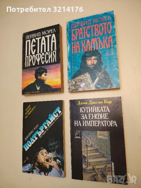 Братството на камъка - Дейвид Морел, снимка 1