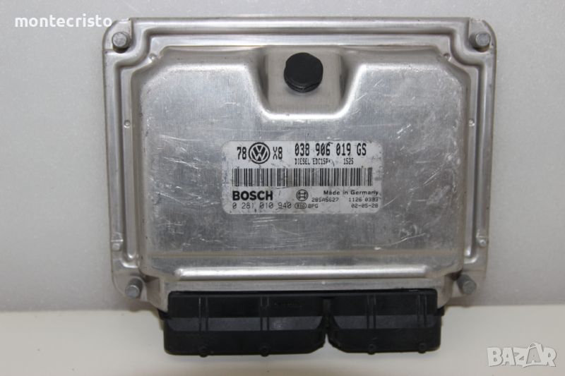 Моторен компютър ECU VW Passat B5.5 / 038 906 019 GS / 038906019GS / 0 281 010 940 / 0 281010940, снимка 1