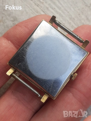 Мъжки механичен часовник Слава - 20 микрона позлата, снимка 5 - Антикварни и старинни предмети - 53267619