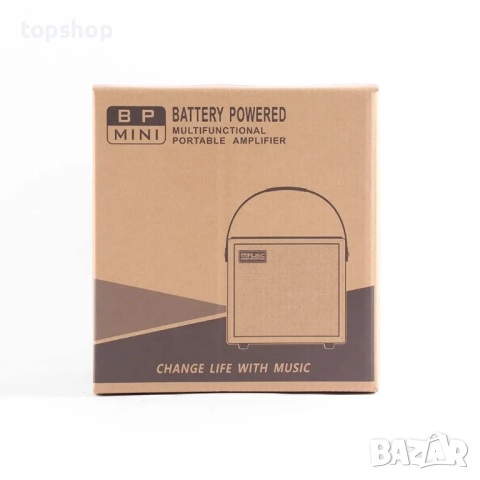 Чисто нов Coolmusic BP MINI усилвател за акустична китара, 30-ватов Bluetooth високоговорител..., снимка 9 - Други - 52083904