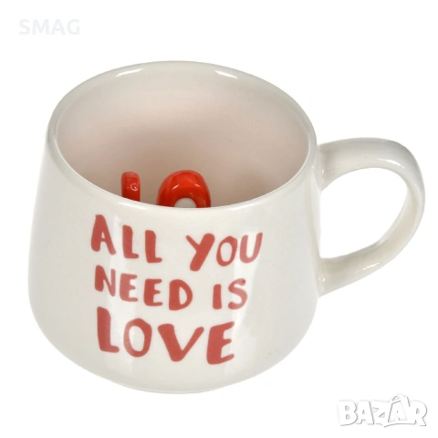 Керамична чаша 3D Love „All You Need is Love“ 370 мл_1251181