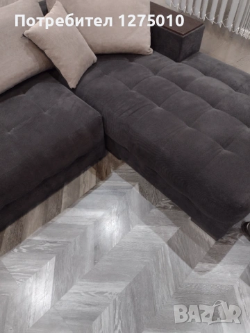 Ъглов разтегателен диван , снимка 4 - Дивани и мека мебел - 53807002