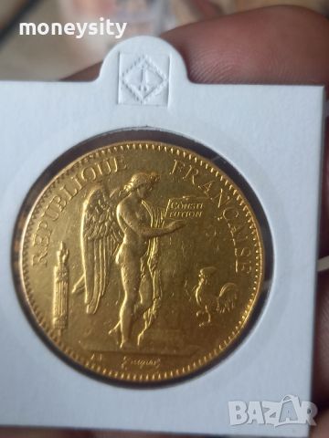 Златна монета 100 Франка 1900г, снимка 1