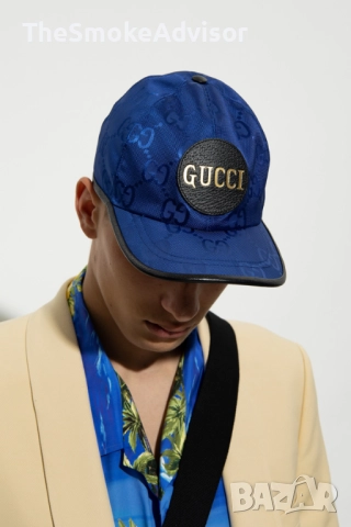 Шапка Gucci "Off The Grid" Синя, снимка 8 - Шапки - 52171757