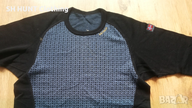 DEVOLD Thermo Merino Wool размер S / M термо блуза мерино вълна - 1557, снимка 3 - Екипировка - 52578663