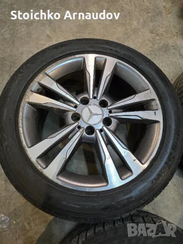 Джанти 17" с гуми от Mercedes E200 w212, снимка 7 - Гуми и джанти - 48618125