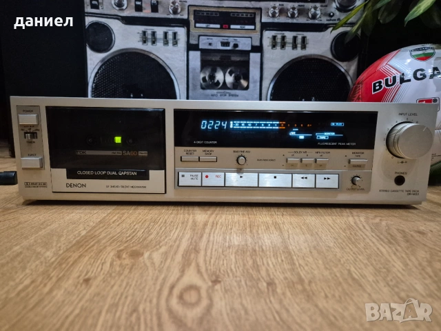 Триглав касетен дек DENON DR-M33 - отличен + подарък