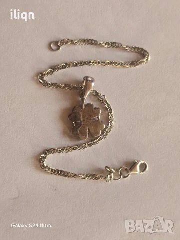 Сребърна гривна. 19,5см. Цена 22,99лв. За Севлиево безплатна доставка., снимка 2 - Колиета, медальони, синджири - 50798736