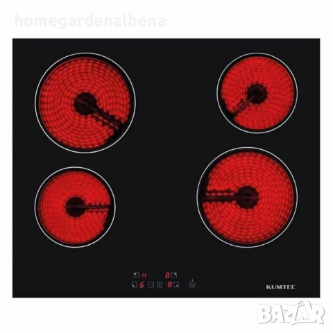 Инфрачервен плот за вграждане 4 зони – 6000W, стъклокерамичен, снимка 5 - Котлони - 54167092