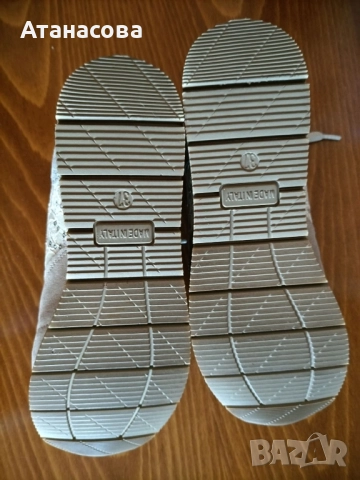 златисти модерни маратонки номер 37, снимка 7 - Маратонки - 51802226