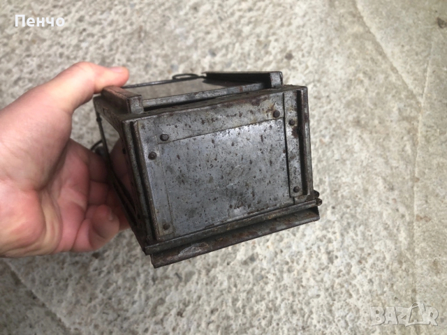 стара военна лампа /фенер/ - WWI-WWII - GERMANY, снимка 7 - Антикварни и старинни предмети - 51059292