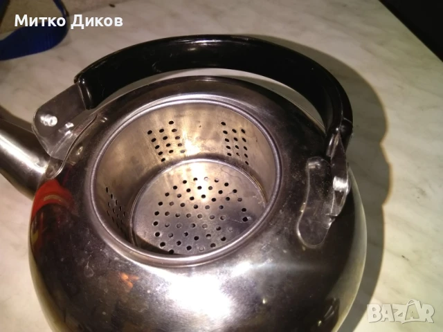 Чайник с цедка 2.5л алпака, снимка 7 - Аксесоари за кухня - 50515589