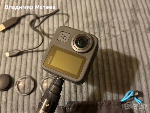 GoPro MAX 360 5.6k + 3M стик, снимка 4 - Камери - 54045138