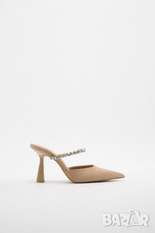 Обувки на ток на Zara, снимка 3 - Дамски обувки на ток - 53915855