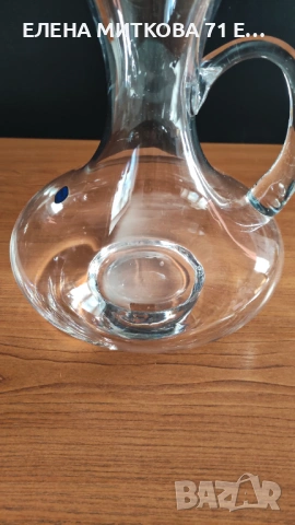Два големи кристални декантера на Бохемия нови, снимка 7 - Аксесоари за кухня - 54104182