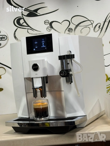 Кафемашина кафе автомат Jura E8 piano white с гаранция