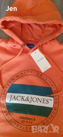 Нов суетшърт тип хууди Jack&Jones, р-р М, снимка 3 - Суичъри - 52503620
