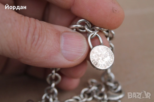 Дамска сребърна гривна ''Tifany & Co.'', снимка 6 - Гривни - 53828963