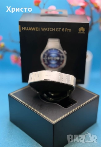 ГАРАНЦИОНЕН!!! Смарт часовник Huawei Watch GT 6 Pro, 46MM, Titanium , снимка 5 - Смарт часовници - 53561253