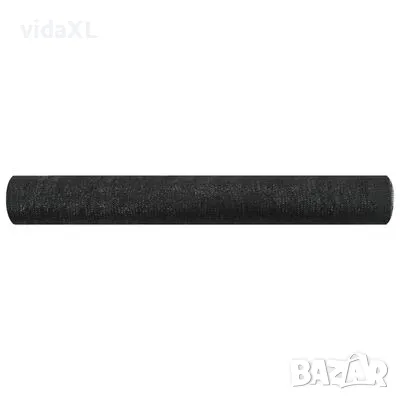 vidaXL Засенчваща мрежа черна 1,5x10 м HDPE 75 г/м²（SKU:149323）, снимка 2 - Други - 49373009