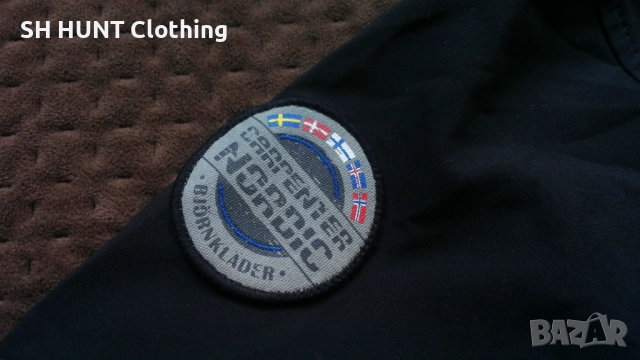 BJORNKLADER 941-0 Nordic Softshell Svart Stretch Work Jacket 48-50 / M работно еластично яке W4-119, снимка 9 - Якета - 52037923