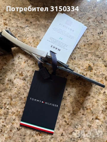 Мъжки колан Tommy Hilfiger, 90 см дължина, 4 см ширина, 100% естествена кожа, Черен, снимка 9 - Колани - 53974663
