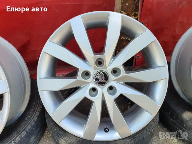 Джанти Skoda 5x112x6J17ет48, снимка 3 - Гуми и джанти - 46840142