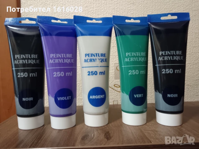 Акрилни бои за рисуване 250 ml., снимка 2 - Други - 51068570