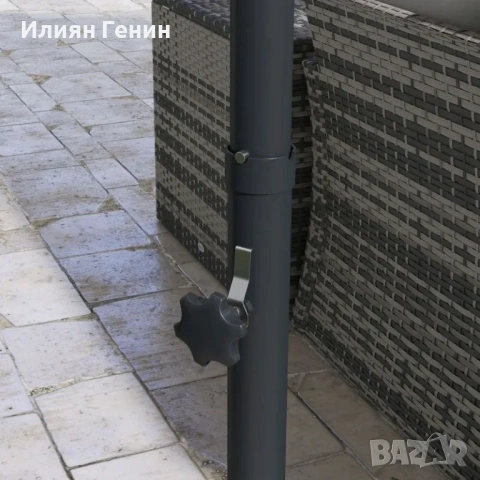 Конзолен чадър Outsunny Ø3 м, снимка 6 - Градински мебели, декорация  - 53922417