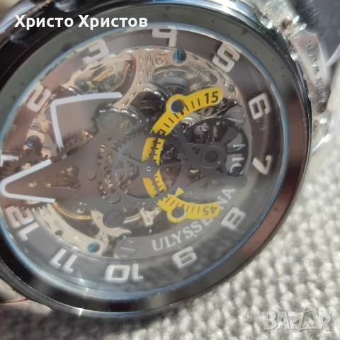 Мъжки луксозен часовник Ulysse Nardin Freak Dual Escapement Skeleton , снимка 3 - Мъжки - 36902708