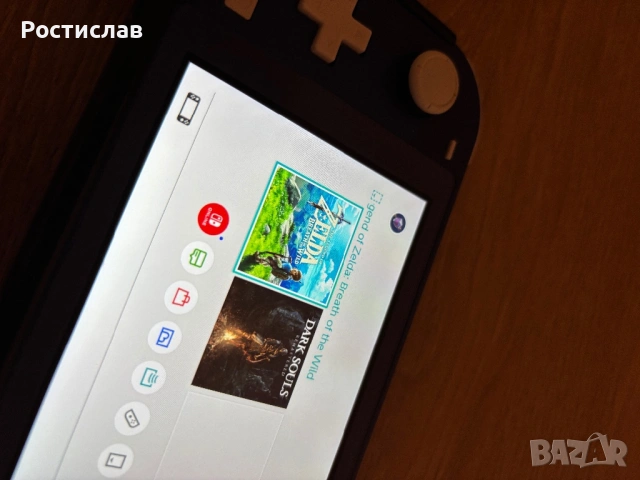 Nintendo Switch Lite с игри