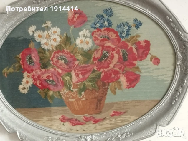 Гоблени по Вилер прецизно ушити по поръчка от специалист с DMC конци, снимка 7 - Гоблени - 50590587