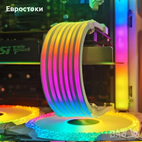 AOSOR AL300 ARGB светлинна лента за кабел ATX 24PIN/8PIN GPU дънна платка Sync 5V argb LED лента , снимка 2 - Други - 50716770