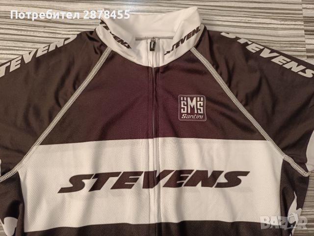 Santini SmS Stevens колоездачна вело тениска блуза джърси, снимка 3 - Спортни дрехи, екипи - 45217194